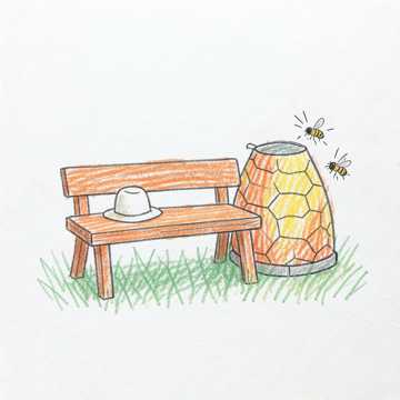 Cover zu Die Bank am Bienenstand