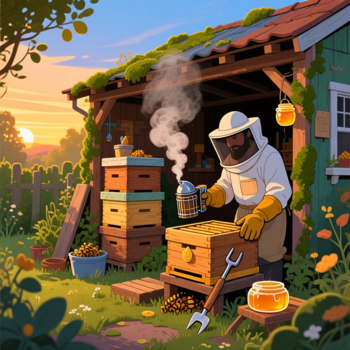 Cover zu Nur mal kurz zu meinen Bienen